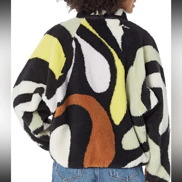 FP Movement Rocky Ridge Pullover Fleece Jacket Oversized small Peruvian Walnut - Picture 2 of 12